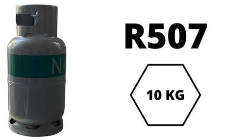 R-507 Kältemittel 10 kg Mehrwegzylinder azeotrop R502-Ersatz A1 nicht brennbar GWP 3985