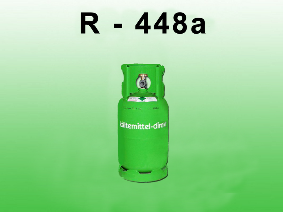 R-448A Kältemittel 10 kg – Eigentumsflasche Mehrweg Stahl, HVAC Klima Kältetechnik