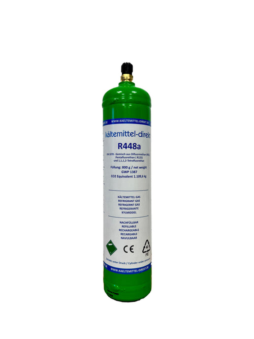R-448A Kältemittel 800g – Einwegflasche, Nachfüllung Kältetechnik