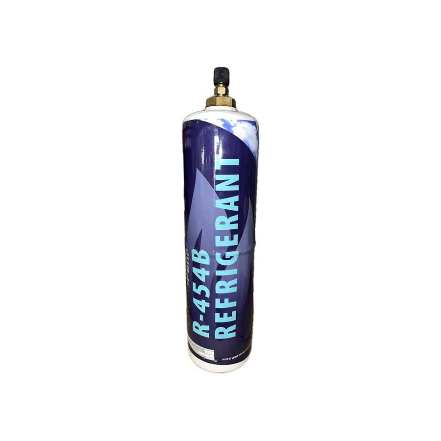 R-454B Kältemittel 24 oz Nachfülldose 1/4" SAE niedrig GWP Klimaanlage R410a Ersatz USA
